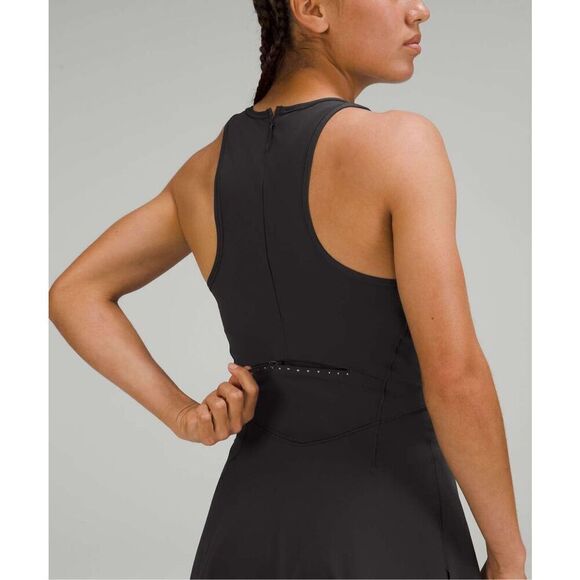 lululemon nulux running dress grey 8” size 4 - Picture 2 of 6